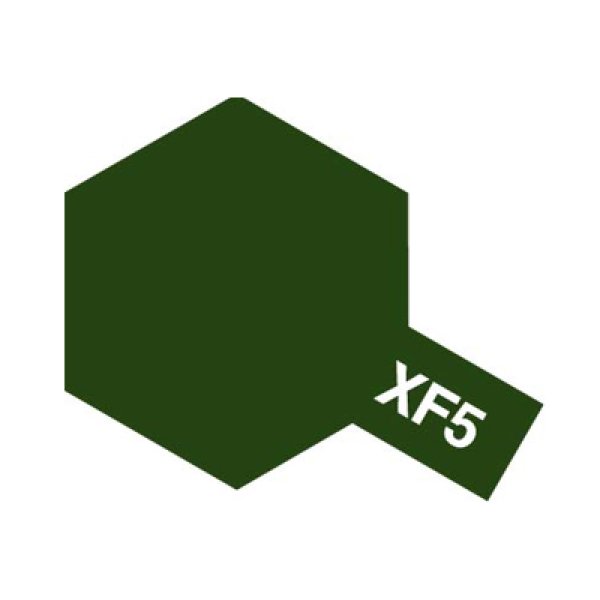 画像1: エナメル XF-5 フラットグリーン