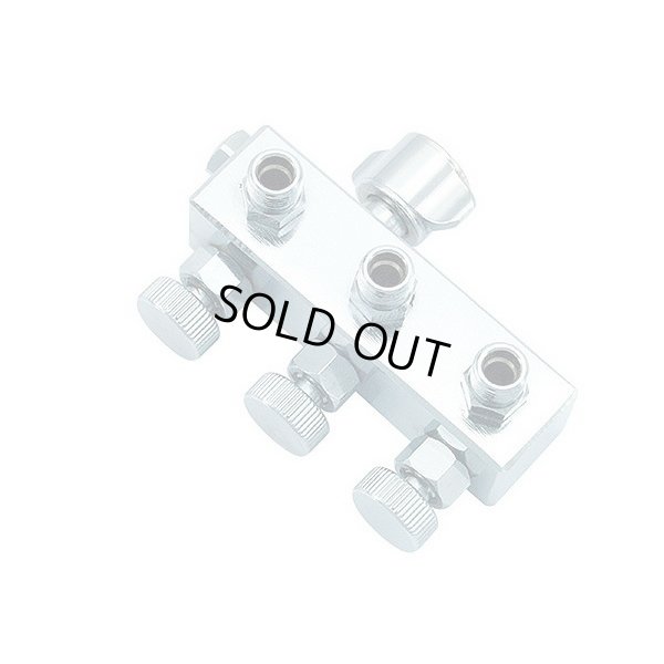 画像1: エアテックス HJ03L 3連ホースジョイントLネジ