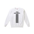 AXELLWORKS Logo&3Line スウェット WHITE