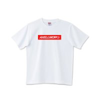 AXELLWORKS BOX logo 6.2オンス Tシャツ 