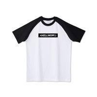 AXELLWORKS BOX logo ラグランTシャツ