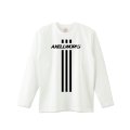 AXELLWORKS Logo&3Line ロングTシャツ WHITE