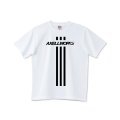AXELLWORKS Logo&3Line Tシャツ WHITE