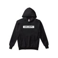 AXELLWORKS BOX logo スウェットパーカー BLACK