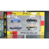 piccolo Piccolo Gift Set B（Ford FK 1000 Van, VW Kafer, Barkas B1000 Van and VW Kafer Convertible）