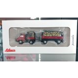  piccolo Mercedes Benz Unimog U 411 with trailer