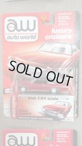 auto world 1:64 Chevy Impala Custom Coupe Red