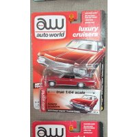 auto world 1:64 Chevy Impala Custom Coupe Red