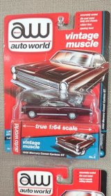 auto world 1:64 '66Mercury Comet Cyclone GT Dark Red
