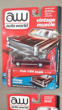auto world 1:64 '66Mercury Comet Cyclone GT Dark Red