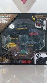GREEN LIGHT 1:64 HOLLYWOOD FILM REELS "BULLITT" 1968  FORD MUSTANG FASTBACK / 1968 DODGE CHARGER / 