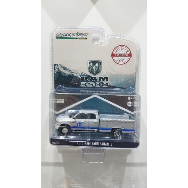 画像1: GREEN LIGHT 1:64 2018 RAM 3500 SERVICE TRCUK Silver