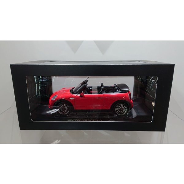 画像1: MINI 1/18 MINI COOPER CABRIO Red