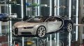 Autoart 1/18 BUGATTI Chiron Silver/Dark Blue
