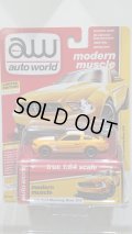 auto world 1:64 '12 Ford Mustang Boss 302 Yellow Blaze