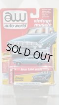auto world 1:64 '63 Dodge Polara 500 Max Wedge Medium Blue