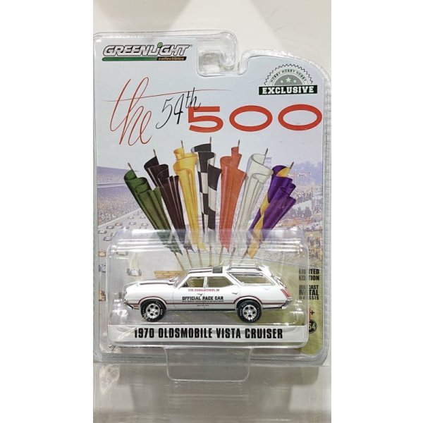 画像1: GREEN LiGHT 1:64 EXCLUSIVE '70 OLDSMOBILE VISTA CRUISER INDY 500 OFFICIAL PACE CAR