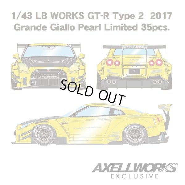 画像5: EIDOLON 1/43 LB WORKS GT-R Type 2 2017 Grande Giallo Pearl Limited 35pcs.