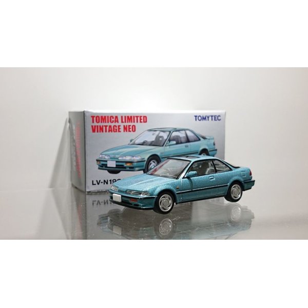 画像1: TOMYTEC 1/64 Limited Vintage NEO HONDA INTEGRA 3 Door Coupe XSi '89 Light Blue