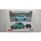 Schuco 1/43 VW Kafer mit "Westfalia" Anhanger