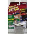 Johnny Lightning 1:64 Muscle Cars USA - Release 20-A '57 Chevy Corvette(Dirty) Inca Silver w/White