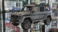ALMOSTREAL 1/18 Brabus 550 Adventure Mercedes Benz G500 4x4 Metal Gray
