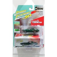JOHNNY LIGHTNING 1/64 Collector's Tin 2019 Release 2 '63 Chevy Corvette Split-Window Coupe Metallic Racing Green
