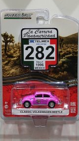 GREEN LiGHT 1/64 La Carrera Panamericana Series 2 #282 Classic Volkswagen Beetle (La Carrera Panamericana 1996)