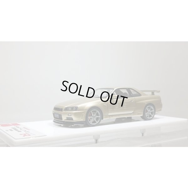 画像1: EIDOLON 1/43 NISSAN SKYLINE GT-R (BNR34) M-spec Nur 2002 Sillica Brass