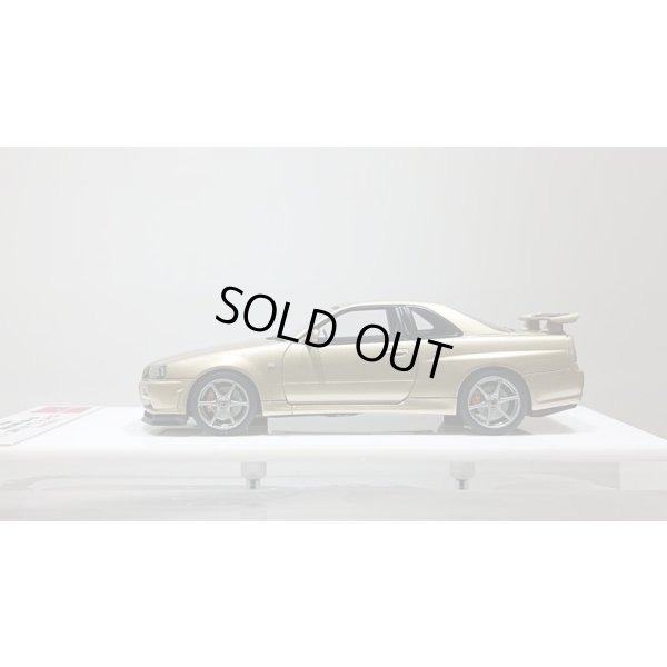 画像2: EIDOLON 1/43 NISSAN SKYLINE GT-R (BNR34) M-spec Nur 2002 Sillica Brass