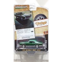 GREEN LiGHT 1/64 Vintage Ad Cars Series 2 '70 Chevrolet Monte Carlo "A Group Picture of all the Cars in Monte Carlo's Field"