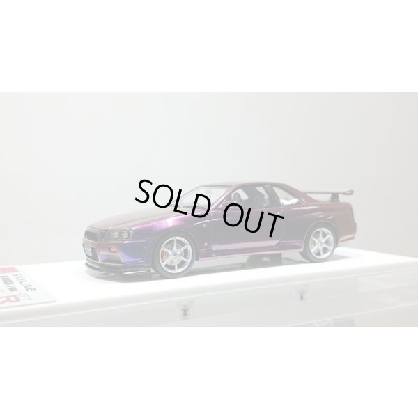画像1: EIDOLON 1/43 NISSAN SKYLINE GT-R (BNR34) V-spec Special Edition 2000 Midnight Purple Limited 50pcs.