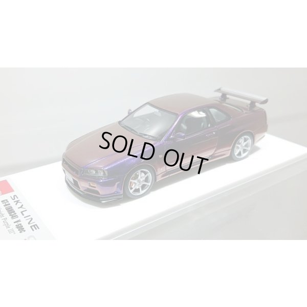 画像4: EIDOLON 1/43 NISSAN SKYLINE GT-R (BNR34) V-spec Special Edition 2000 Midnight Purple Limited 50pcs.