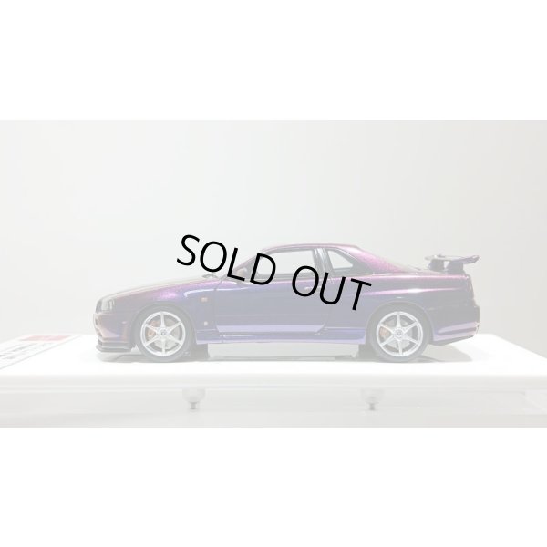 画像2: EIDOLON 1/43 NISSAN SKYLINE GT-R (BNR34) V-spec Special Edition 2000 Midnight Purple Limited 50pcs.