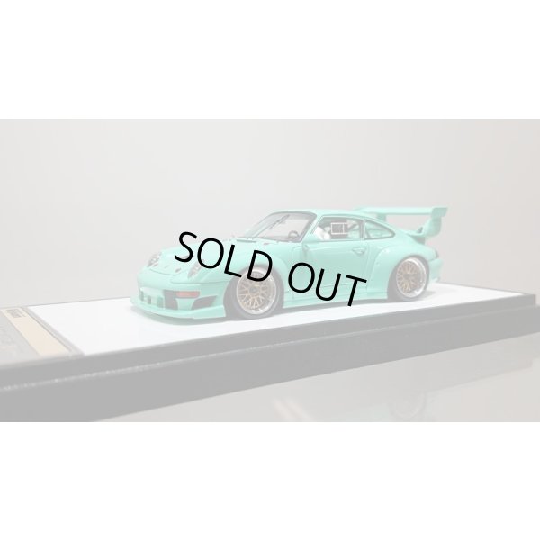 画像1: VISION 1/43 Porsche 911 (993) GT2 EVO 1996 Mint Green Limited 30pcs.