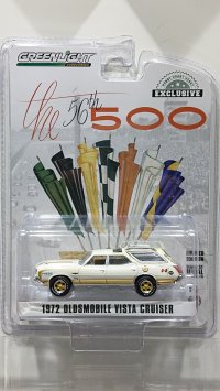 GREEN LiGHT EXCLUSIVE 1/64 '72 Oldsmobile Vista Cruiser 56th Annual Indianapolis 500 Mile Race Official Press Car