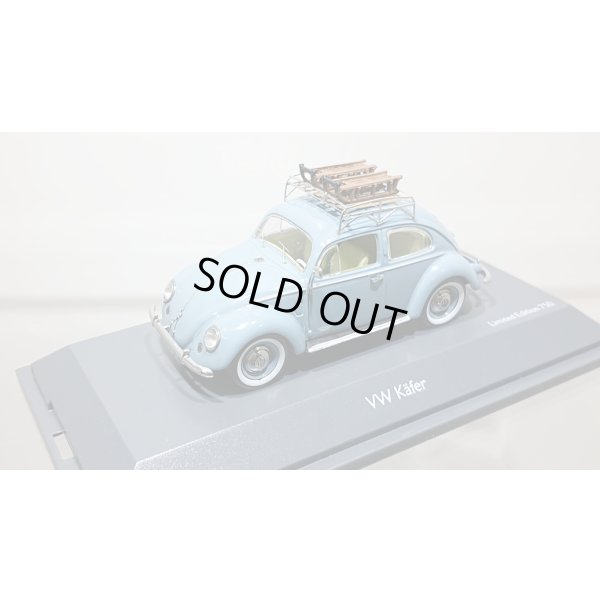 画像5: Schuco 1/43 VW Kafer mit Schitten ワーゲンビートル そり積載