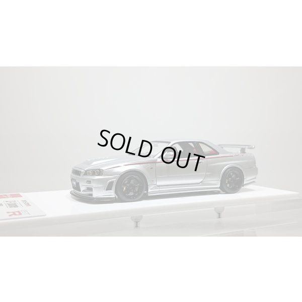 画像1: EIDOLON 1/43 NISMO R34 GT-R Z-tune Silver / NISMO Stripe