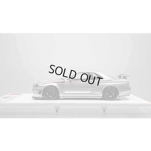 画像2: EIDOLON 1/43 NISMO R34 GT-R Z-tune Silver / NISMO Stripe