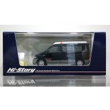 Hi Story 1/43 MAZDA BONGO FRIENDEE RF-V 1995 Brilliant Black & Silent Silver Metallic
