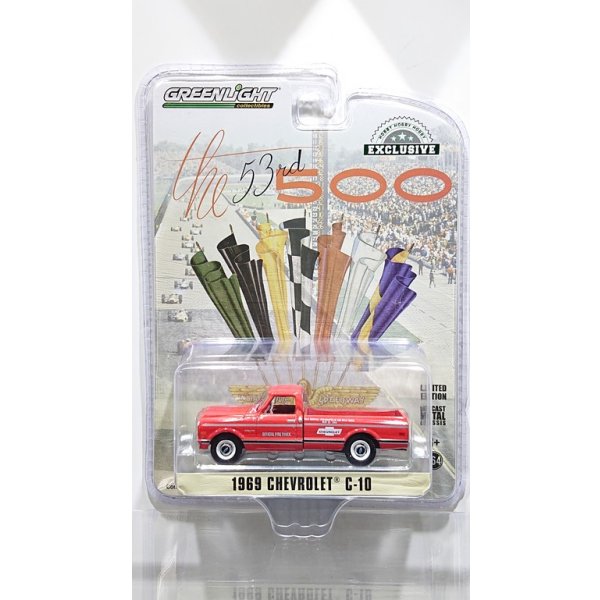 画像1: GREEN LiGHT EXCLUSIVE 1/64 '69 Chevrolet C-10 53rd Annual Indianapolis 500 Mile Race Official Fire Trick