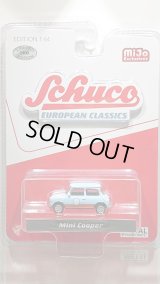 Schuco 1/64 Mini Cooper Light Blue/Orange (北米限定)