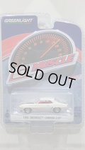 GREEN LiGHT 1/64 GL Muscle Series 23 '69 Chevrolet Camaro Z/28 - Dover White with Black Stripes & Red Interior