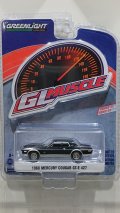 GREEN LiGHT 1/64 GL Muscle Series 23 '68 Mercury Cougar GT-E 427 - Onyx Black