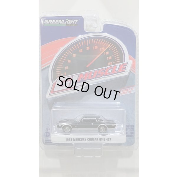 画像1: GREEN LiGHT 1/64 GL Muscle Series 23 '68 Mercury Cougar GT-E 427 - Onyx Black