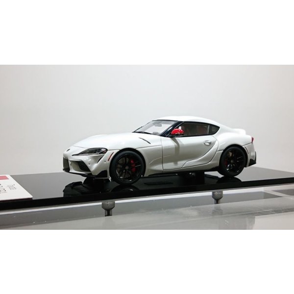 画像1: EIDOLON 1/43 TOYOTA GR SUPRA (US) Launch Edition 2019 Absolute Zero White (Red Interior) Limited 50 pcs.