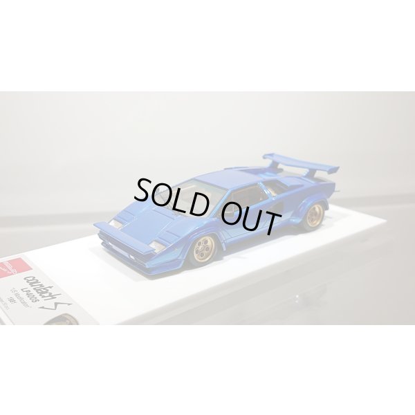 画像4: EIDOLON 1/43 Lamborghini Countach LP400S U.S.Modification 1981 Metallic Blue Limited 30 pcs.
