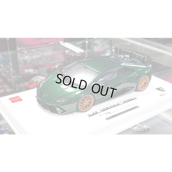 画像4: EIDOLON 1/18 Lamborghini Huracan Perfomante Ad Personam Pebble Beach 2017 Verde Hydra Limited 30pcs.