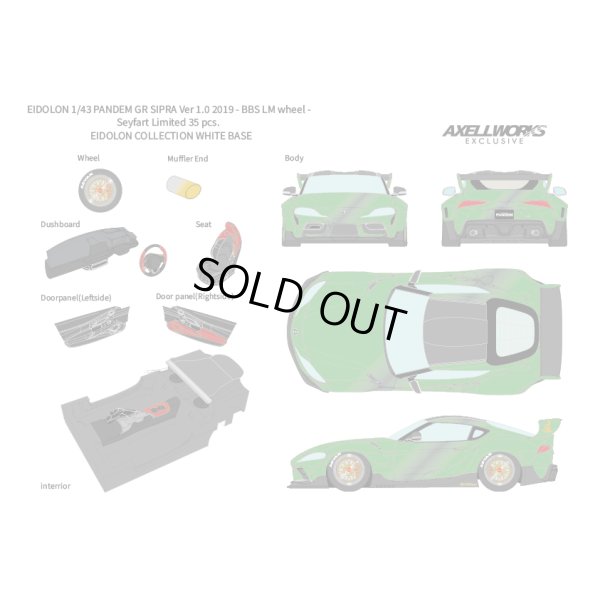 画像7: EIDOLON 1/43 PANDEM GR SUPRA Ver.1 2019 - BBS LM Wheel - Seyfart Limited 35 pcs.