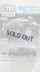 auto world 1/64 '19 Chevrolet Silverado High Country in Gloss Black